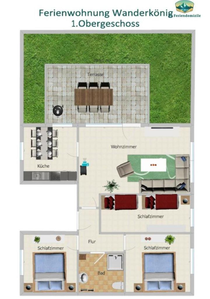 Wanderkoenig Mit Terrasse Apartment *